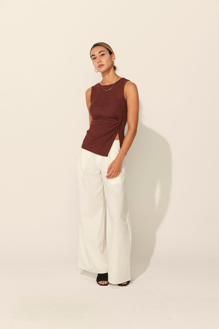 Ava Top in Chocolate