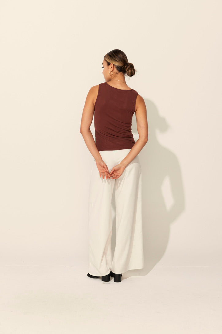 Ava Top in Chocolate