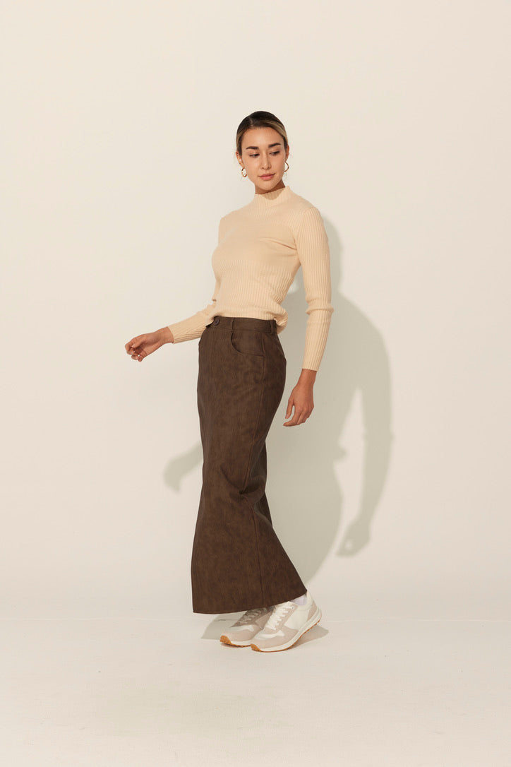 Isabella Top in Beige