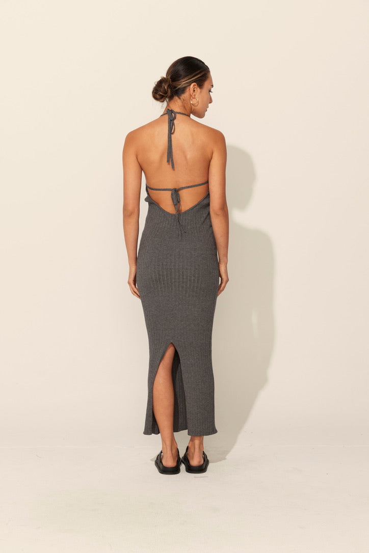 Jenny Dress in Charcoal