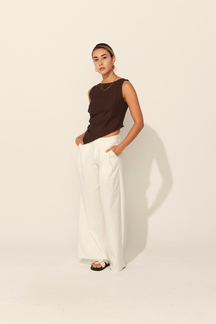 Elysia Top in Chocolate