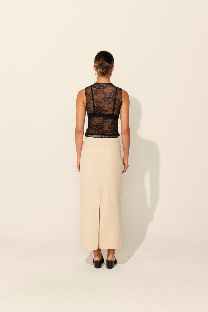 Scarlett Skirt in Cream