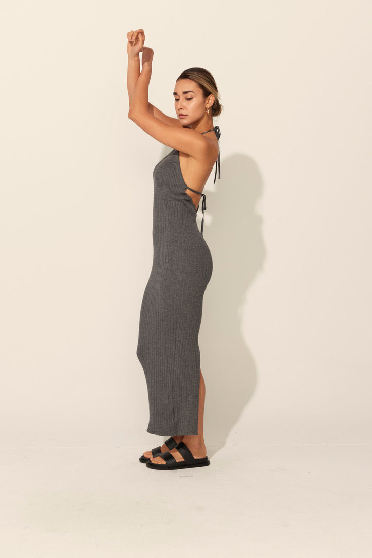 Jenny Dress in Charcoal