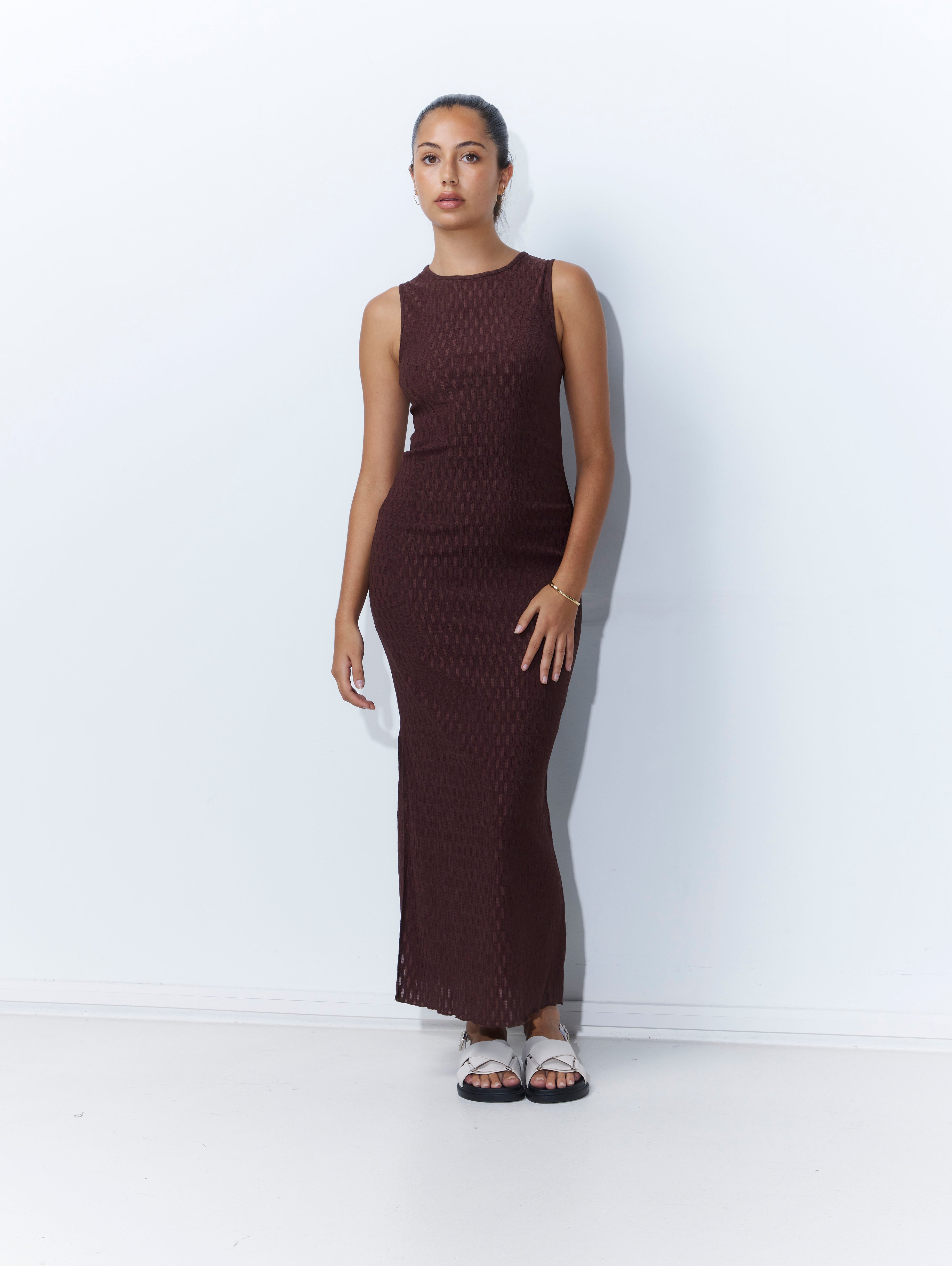 Alanna Dress in Chocolate