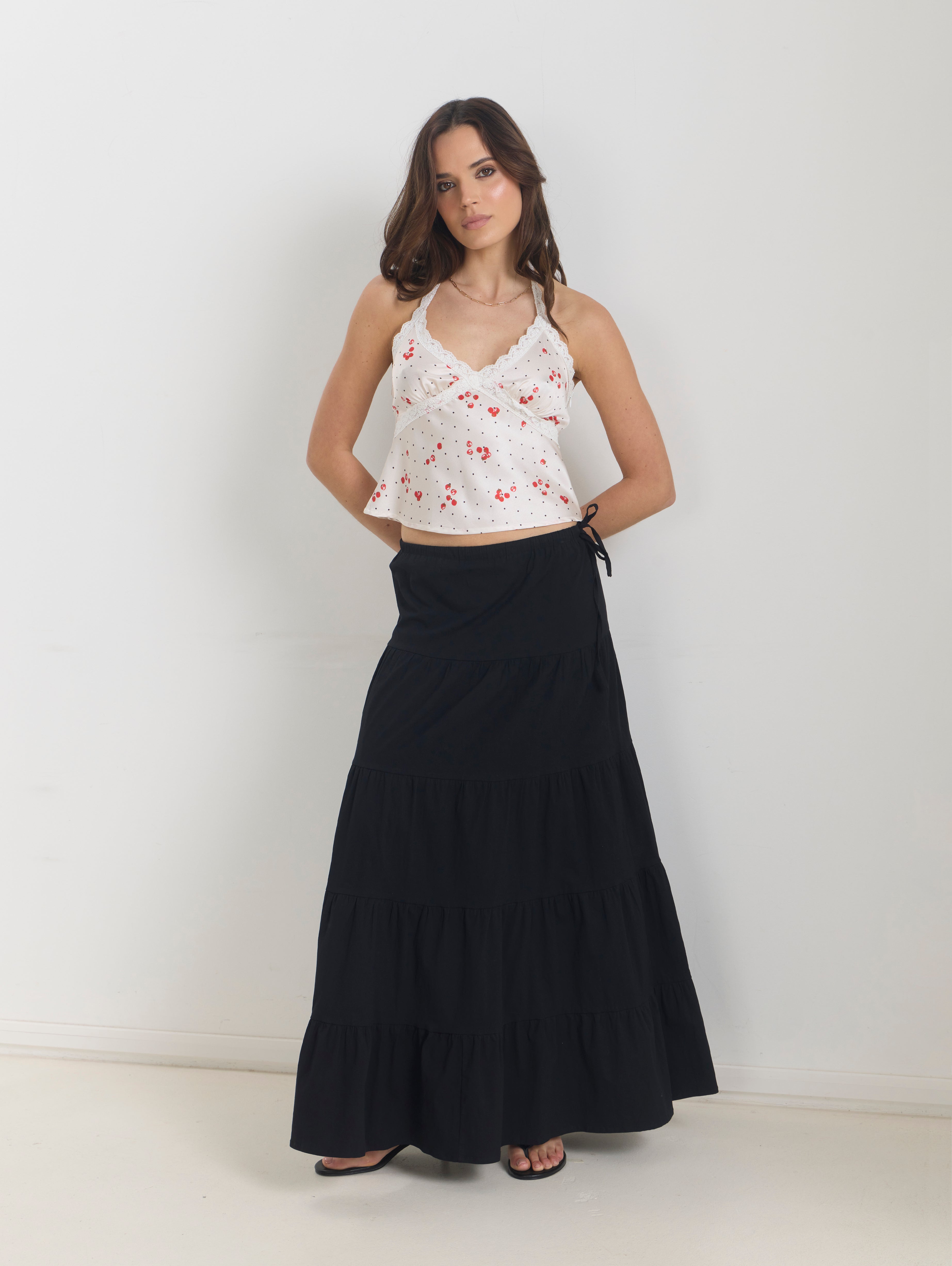 Layla Top in Polka Dot