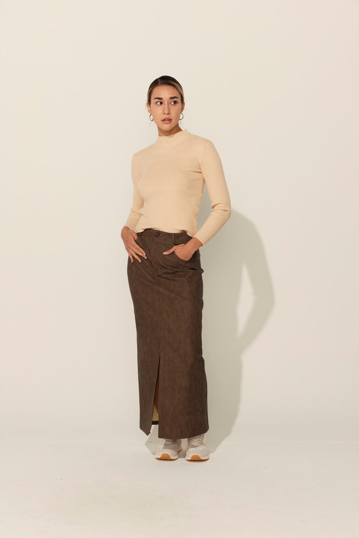 Isabella Top in Beige
