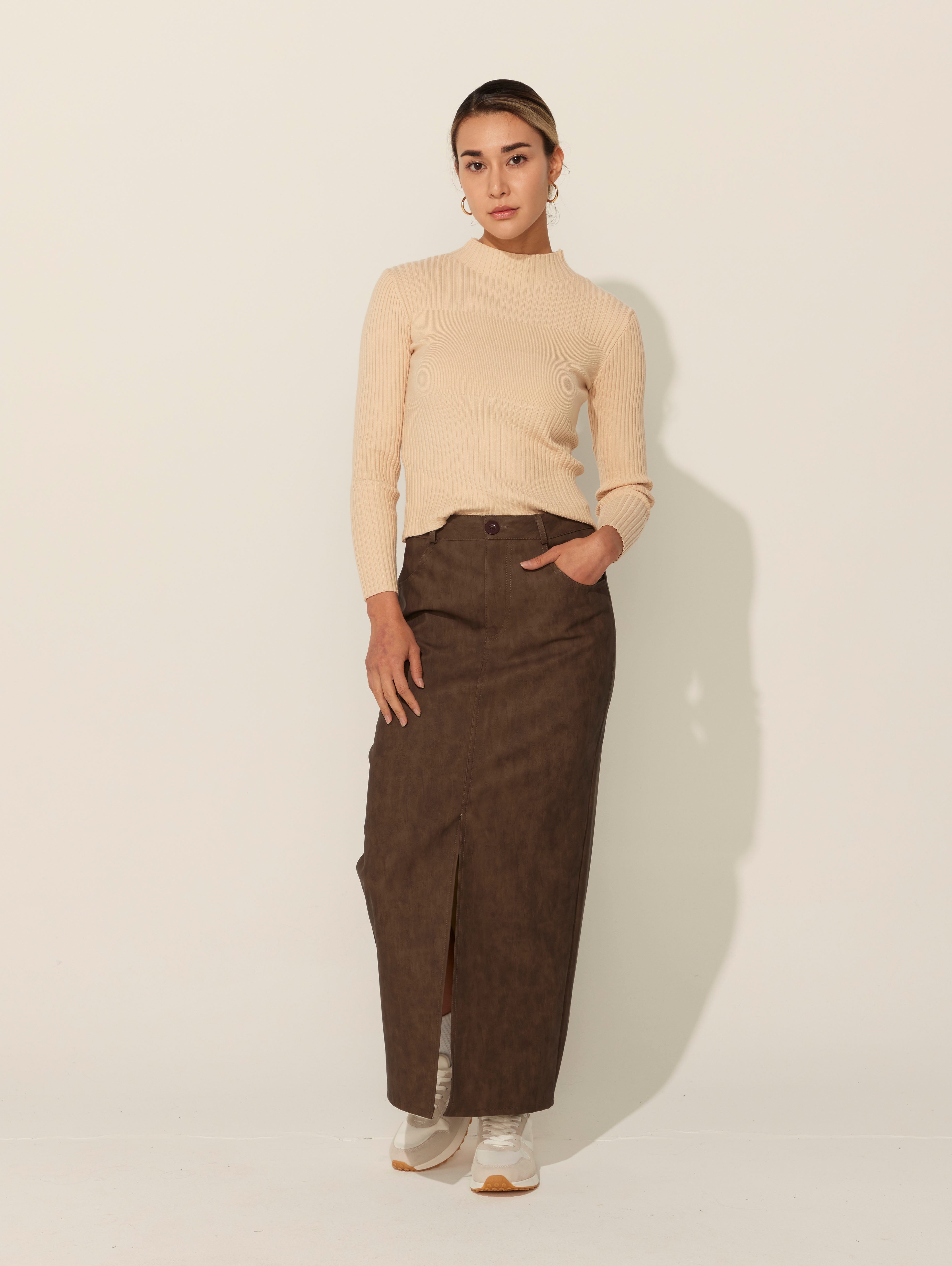 Isabella Top in Beige