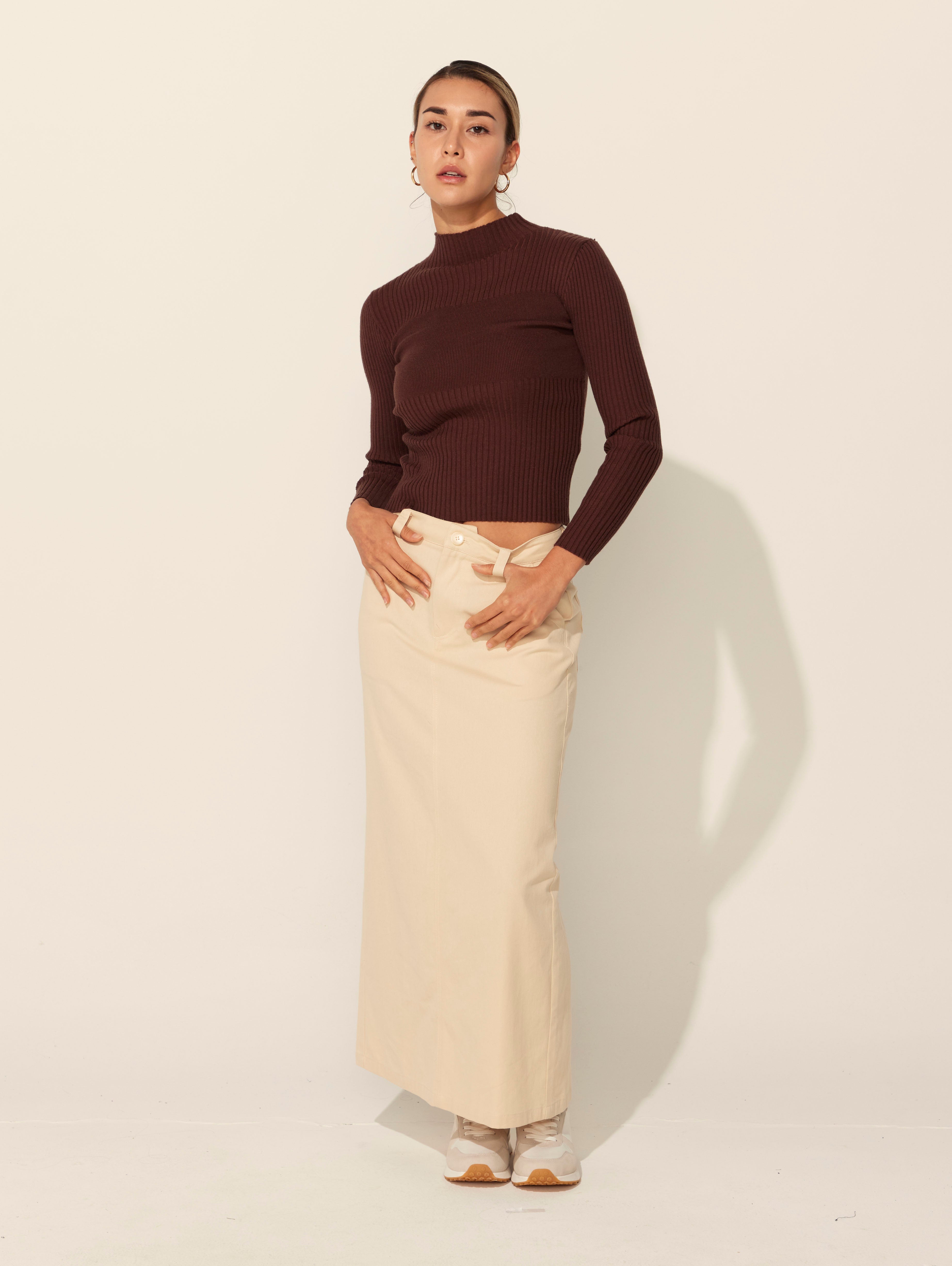 Isabella Top in Chocolate