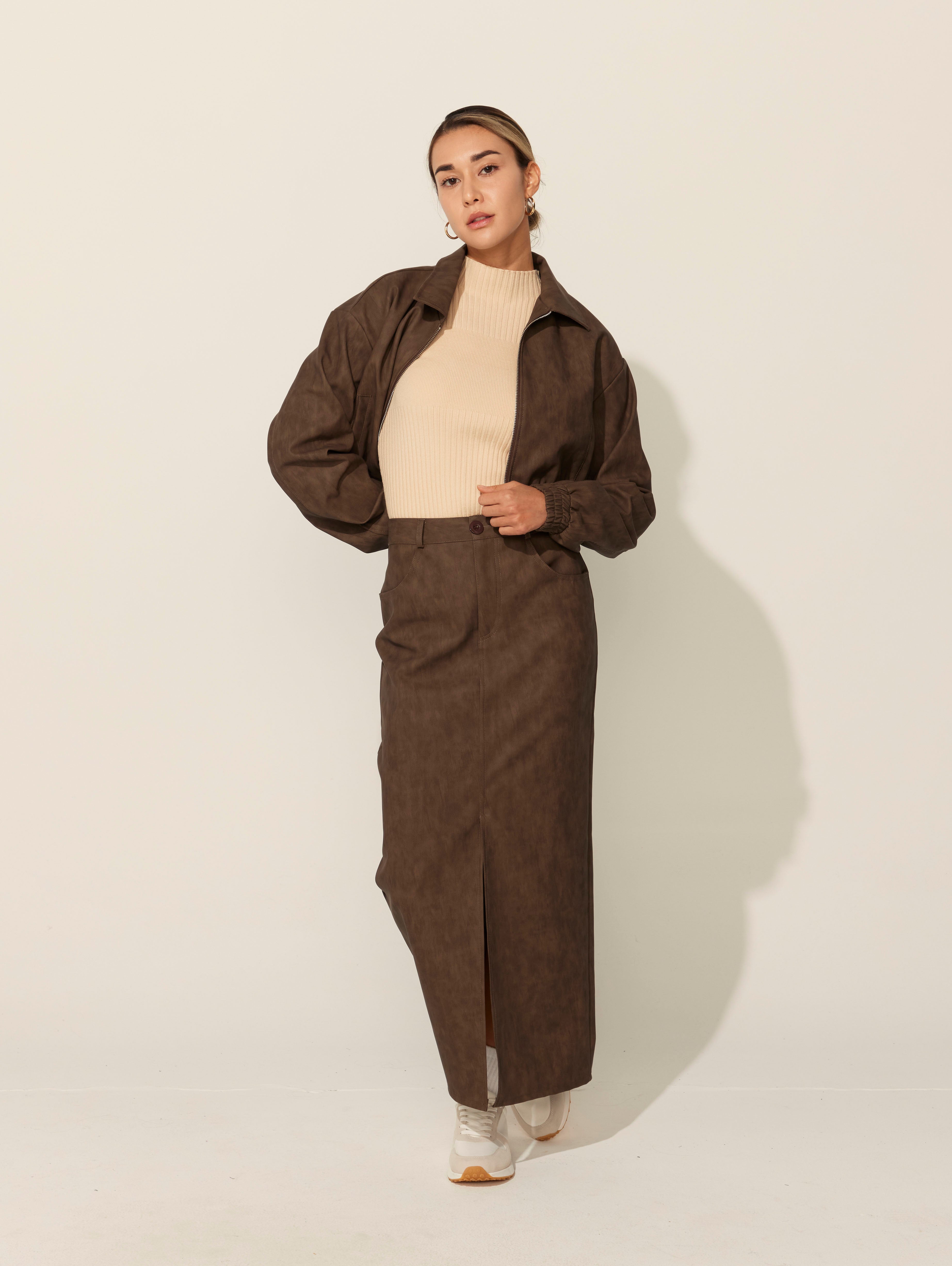 Stella Skirt in Chocolate