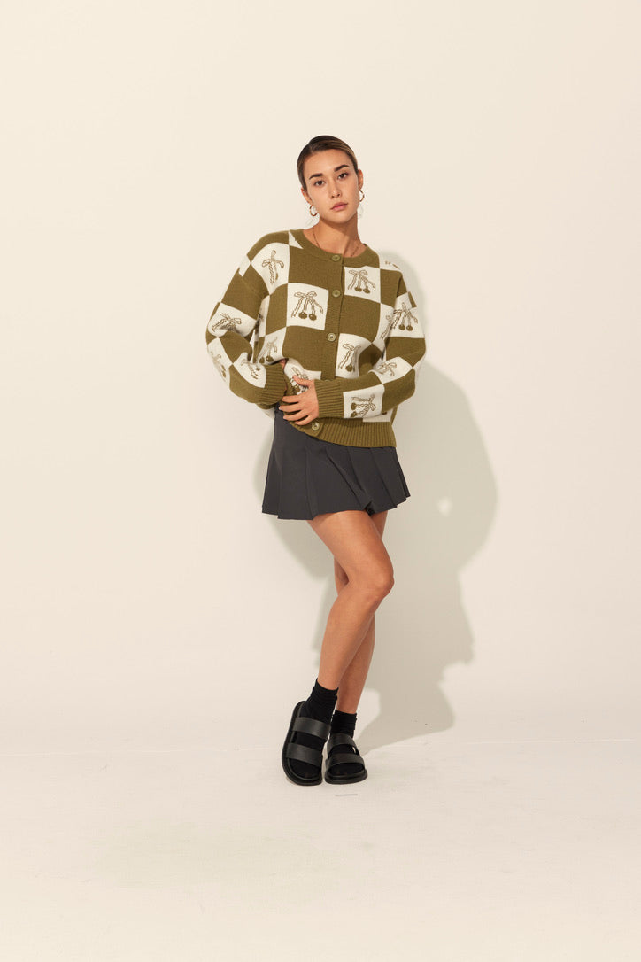 Cherie Cardigan in Olive