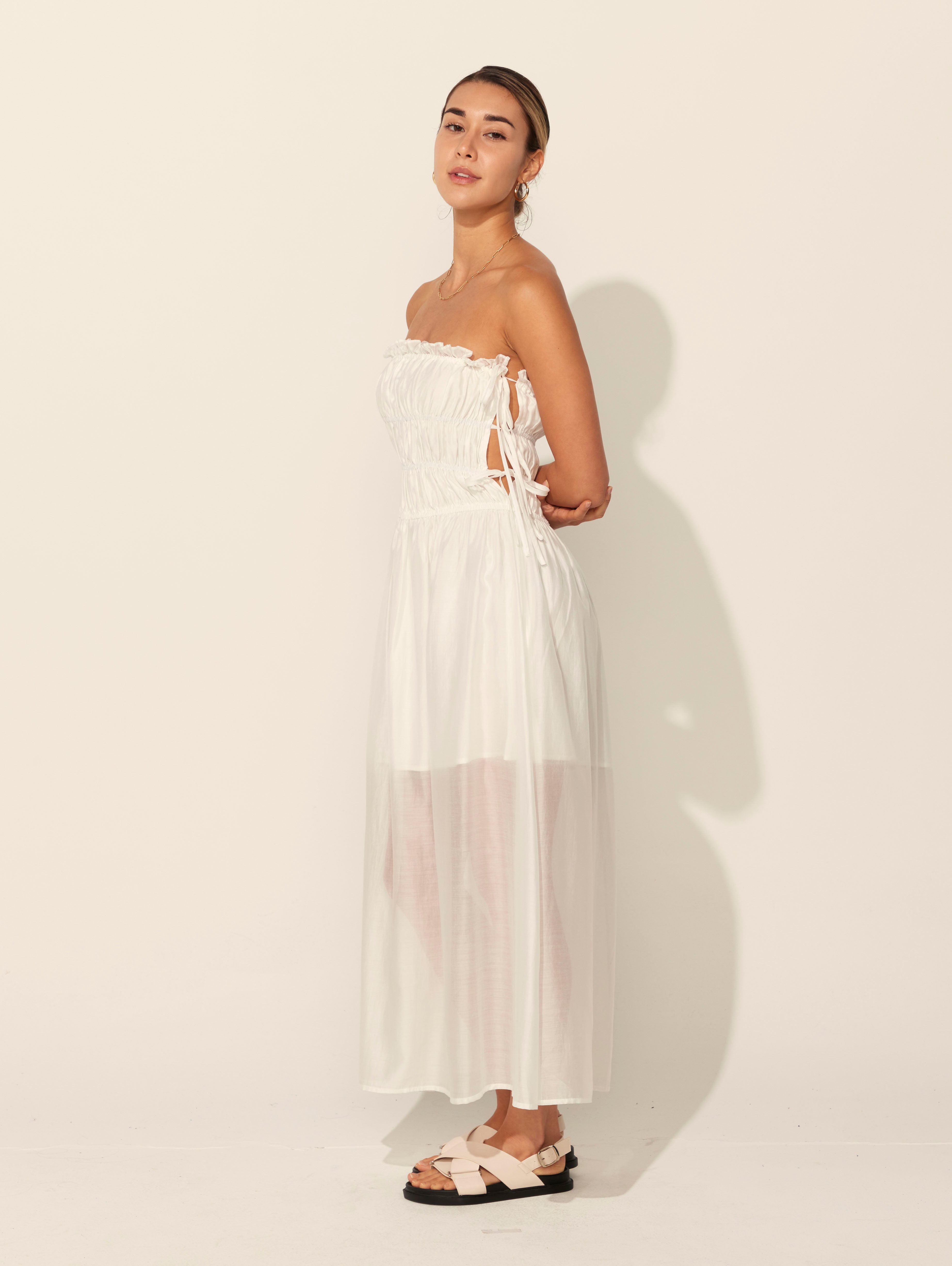 Ember Dress in White