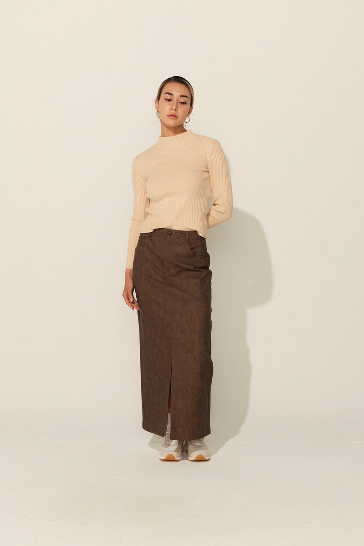 Isabella Top in Beige