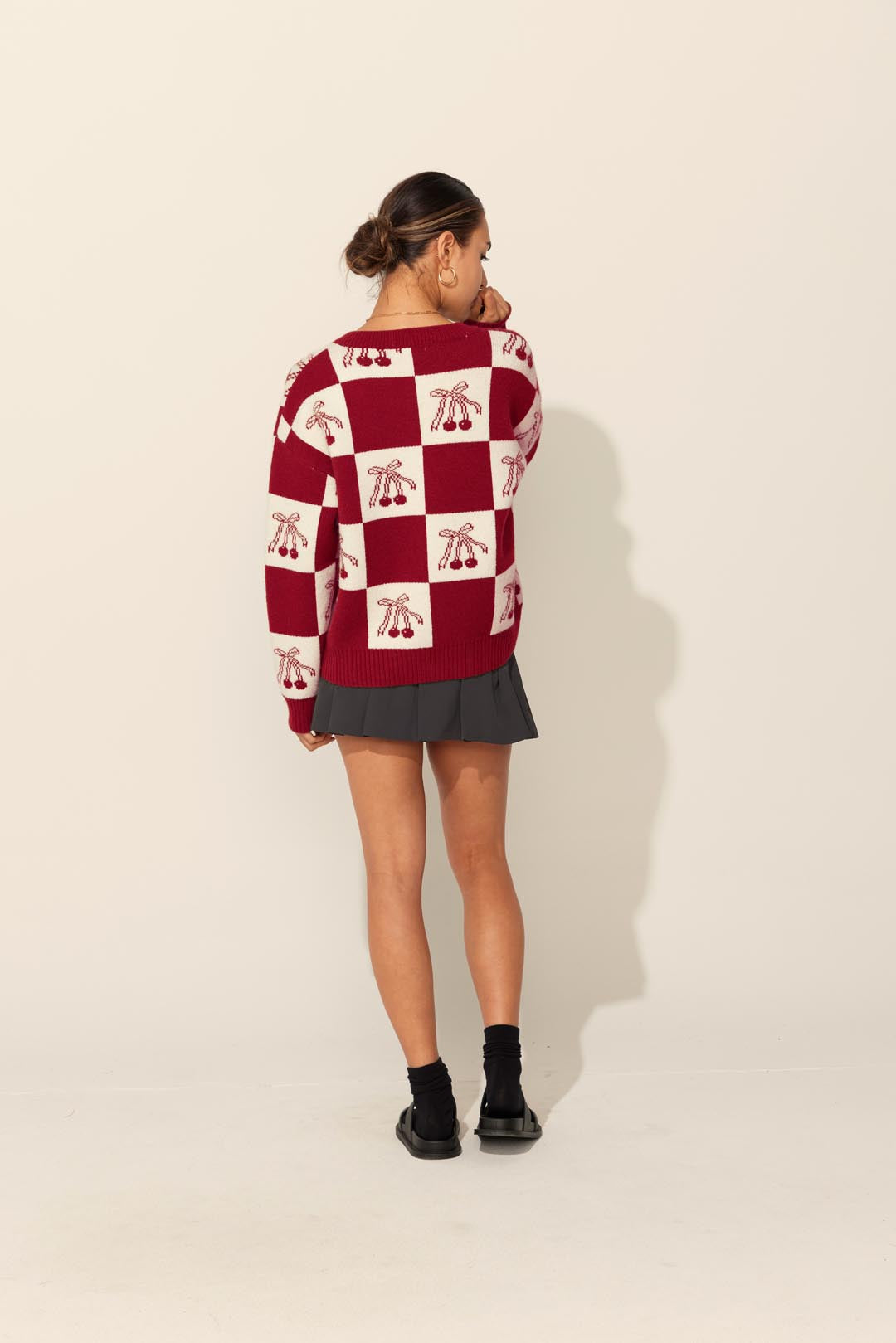Cherie Cardigan in Red