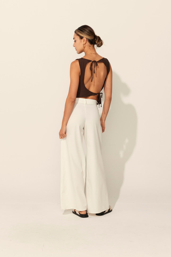 Elysia Top in Chocolate