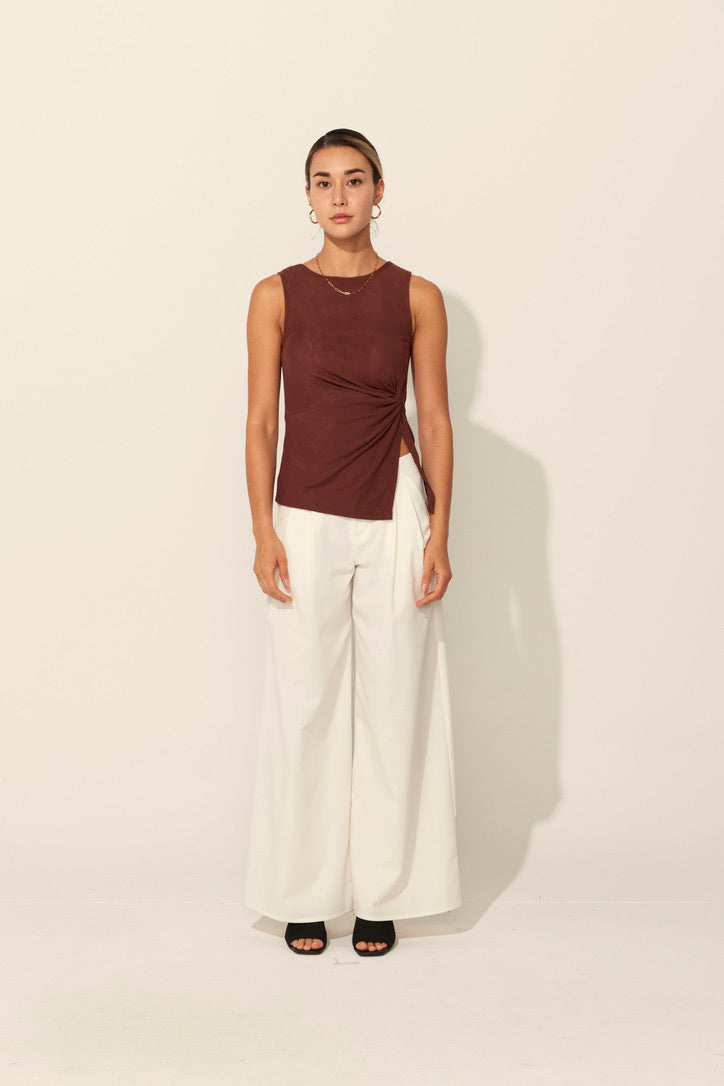 Ava Top in Chocolate