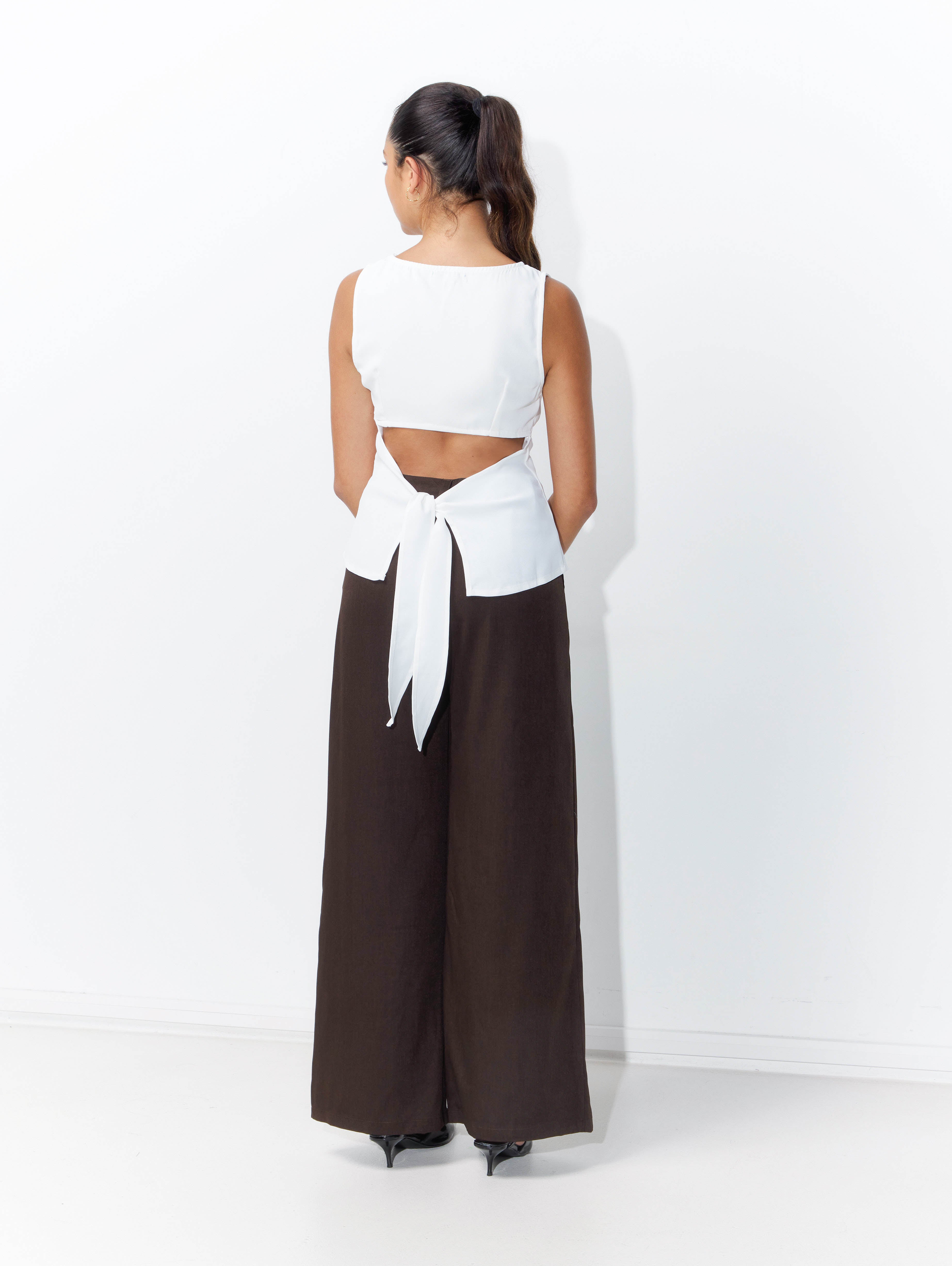 Georgia Top in White