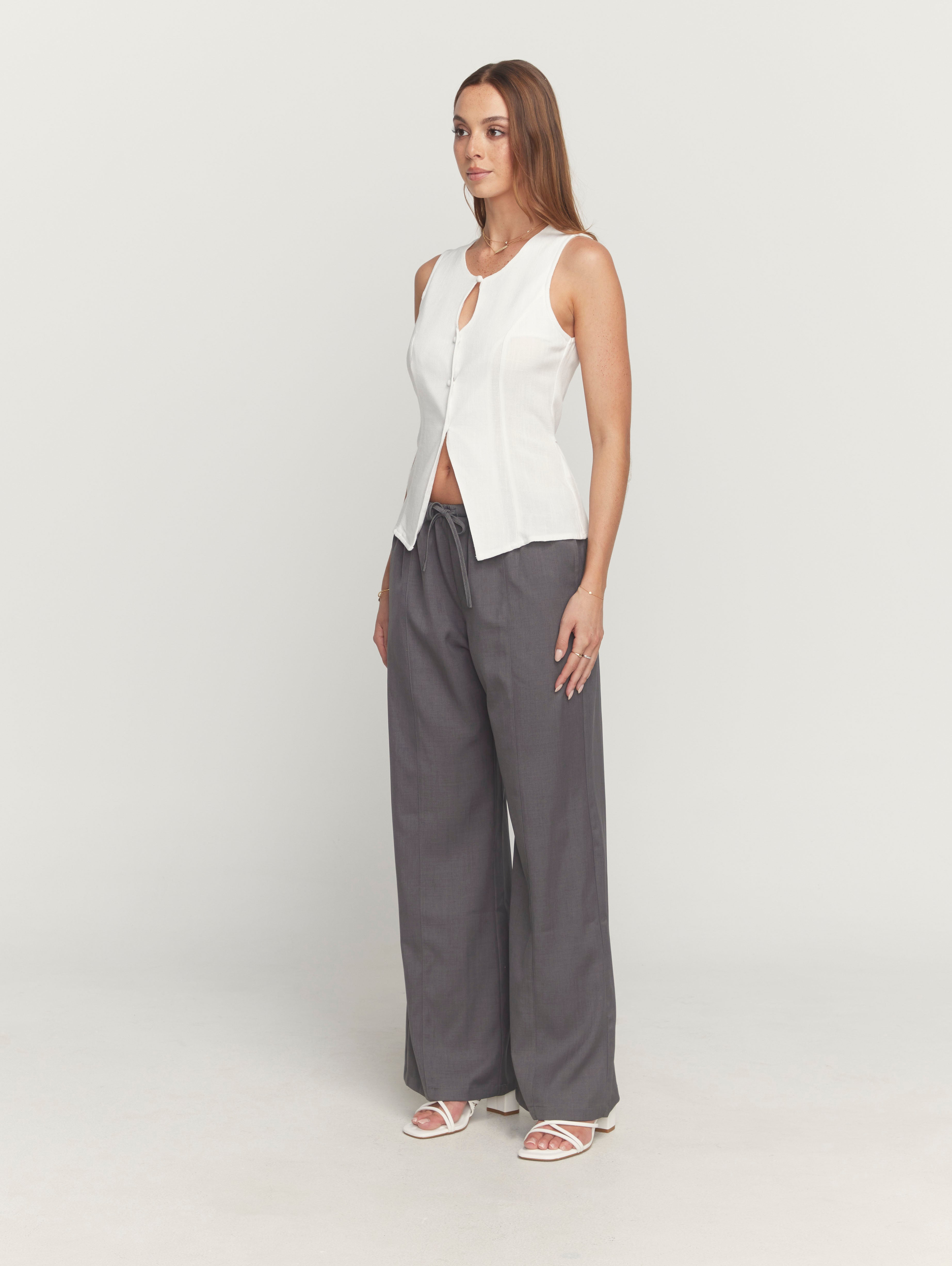 Greta Top in White