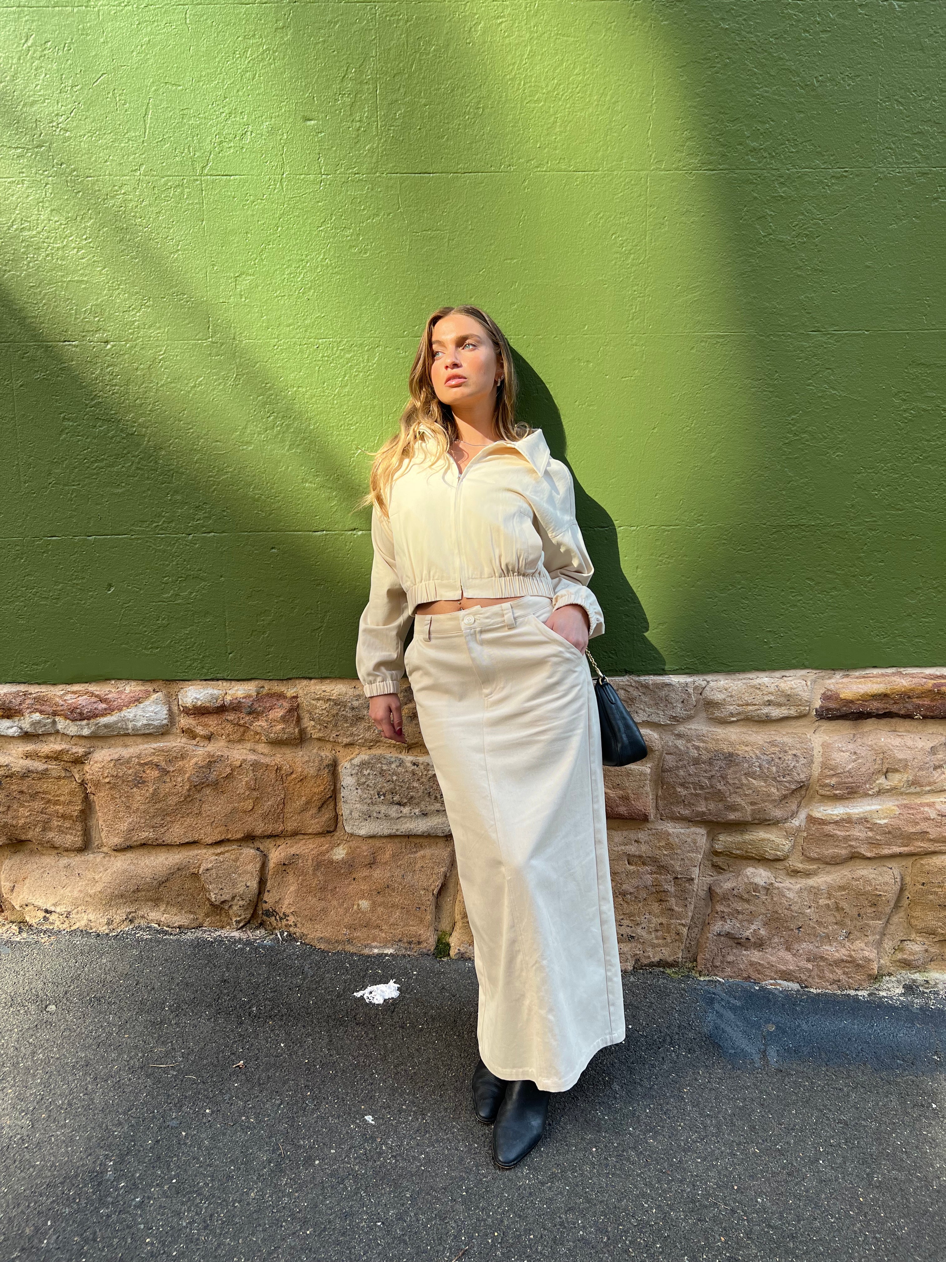 Scarlett Skirt in Cream