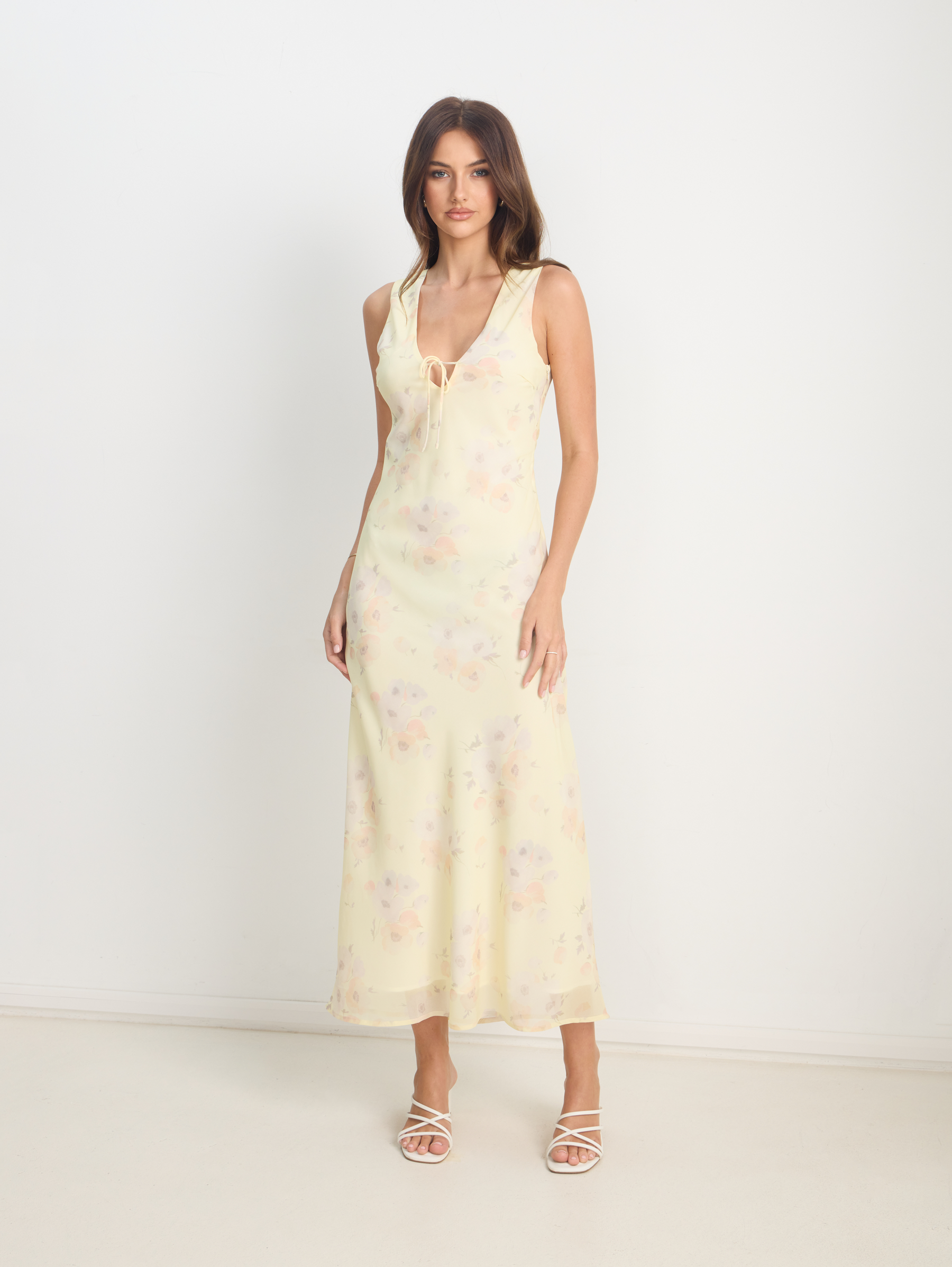 fitted lace wedding dress Jules Maxi Dress