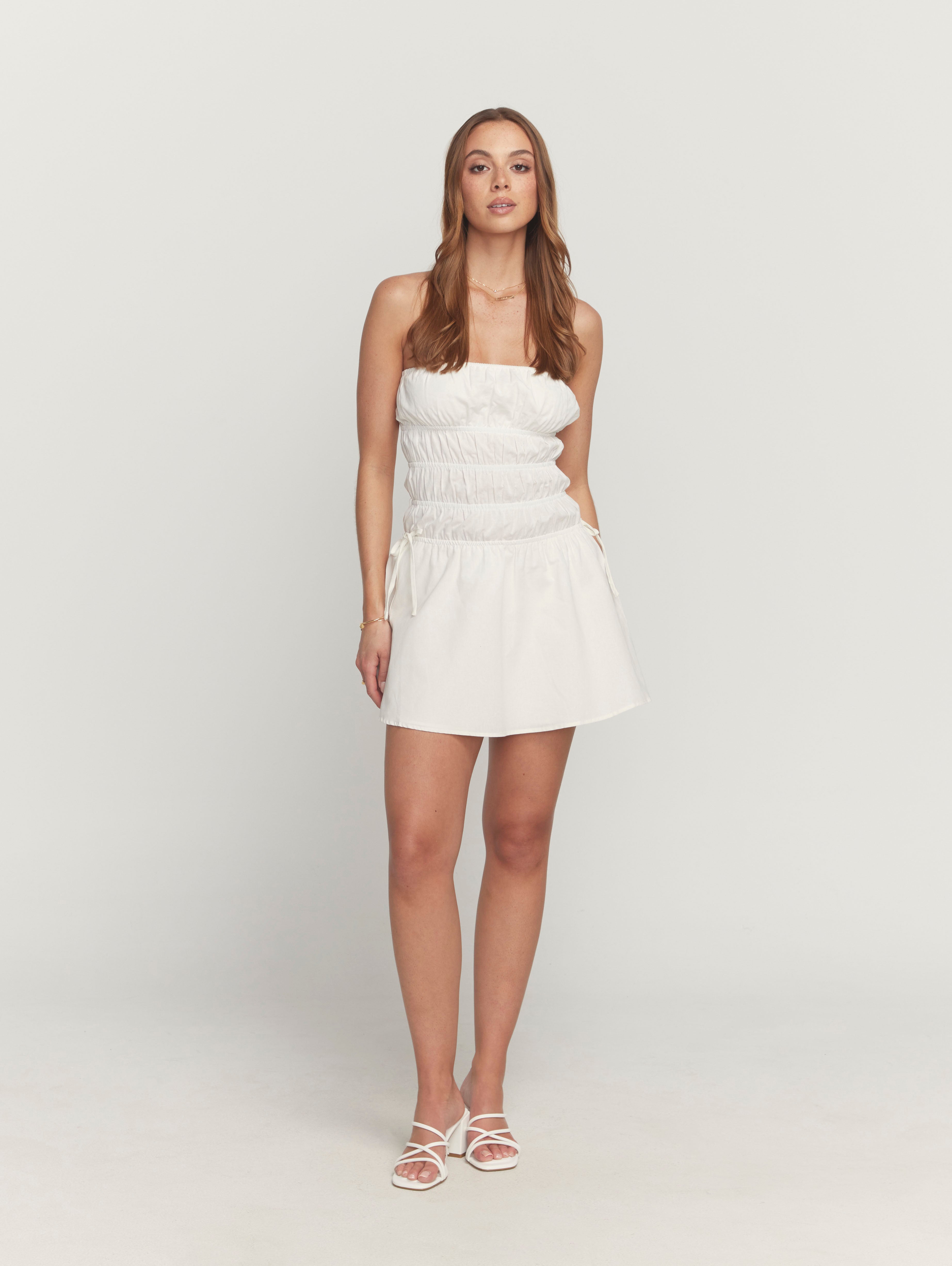 Kenny Dress in White