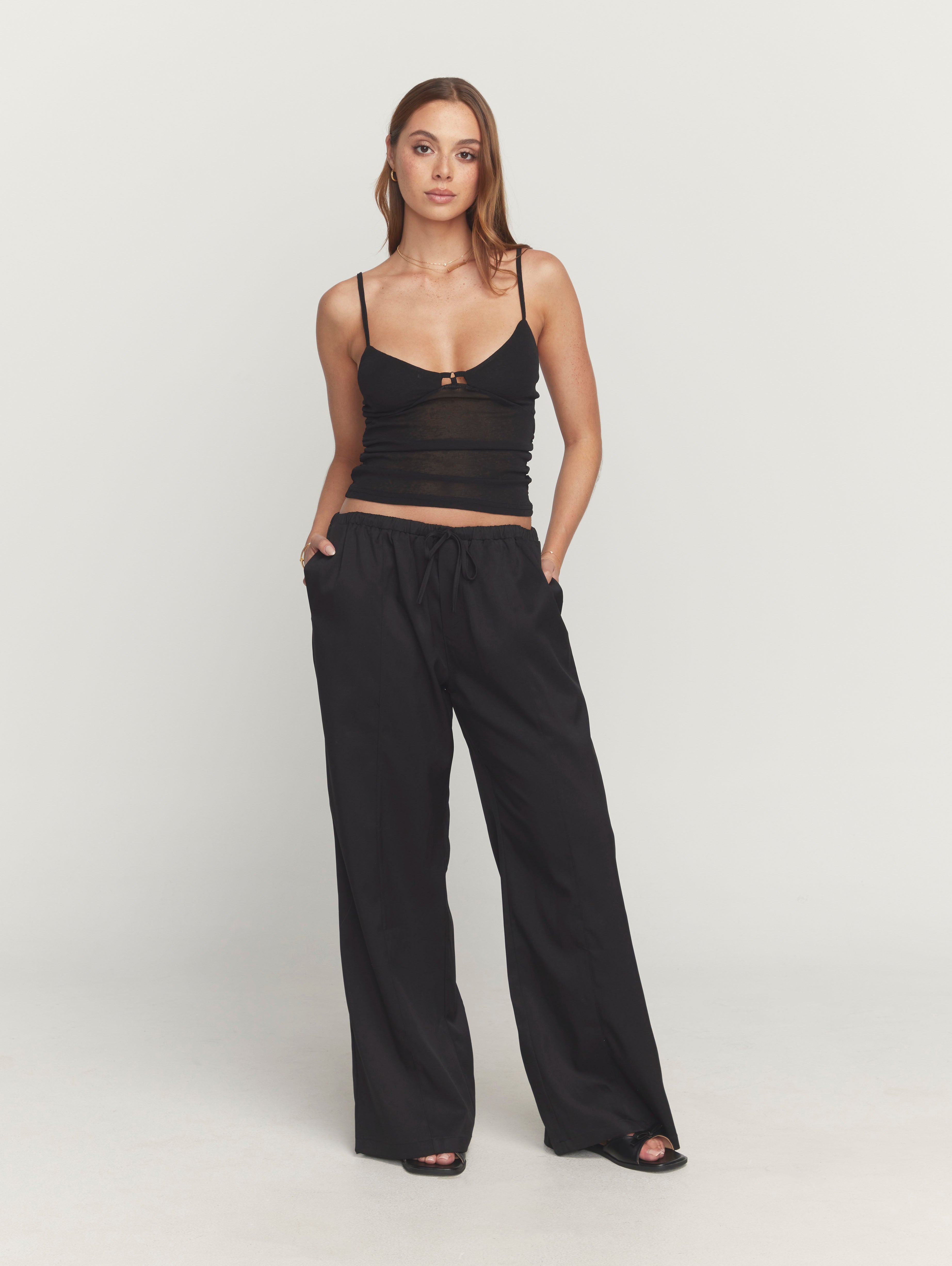Georgie Pants in Black