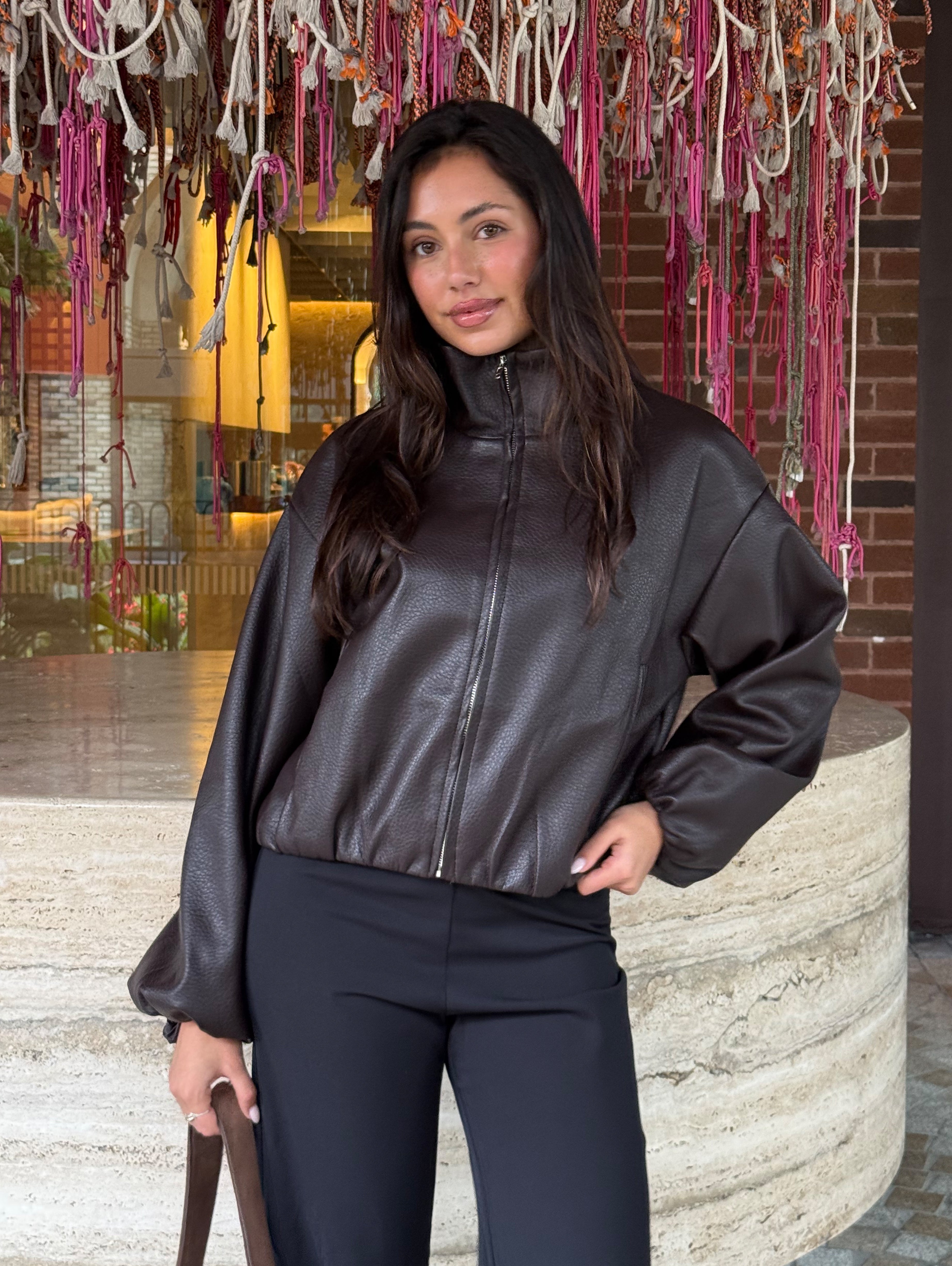 Riley Jacket In Brown