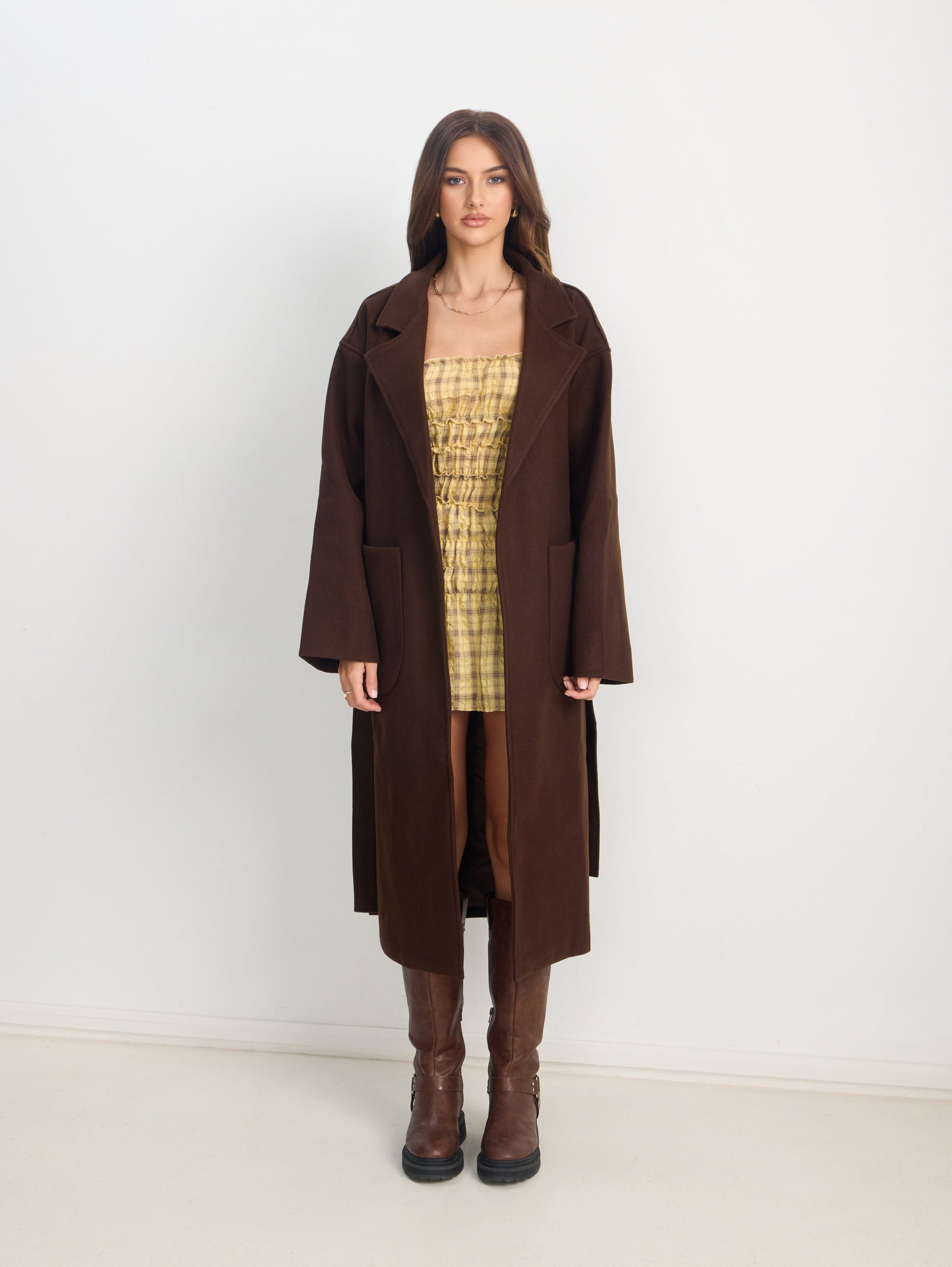 Rosie Coat in Brown