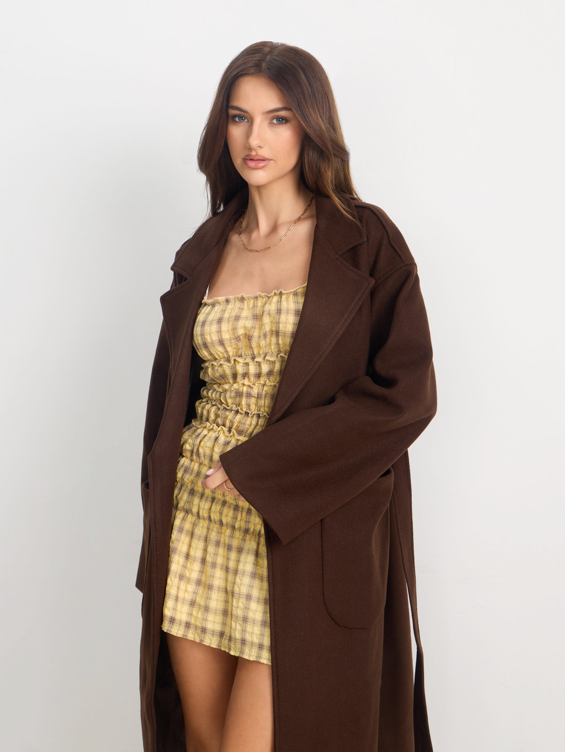 Rosie Coat in Brown