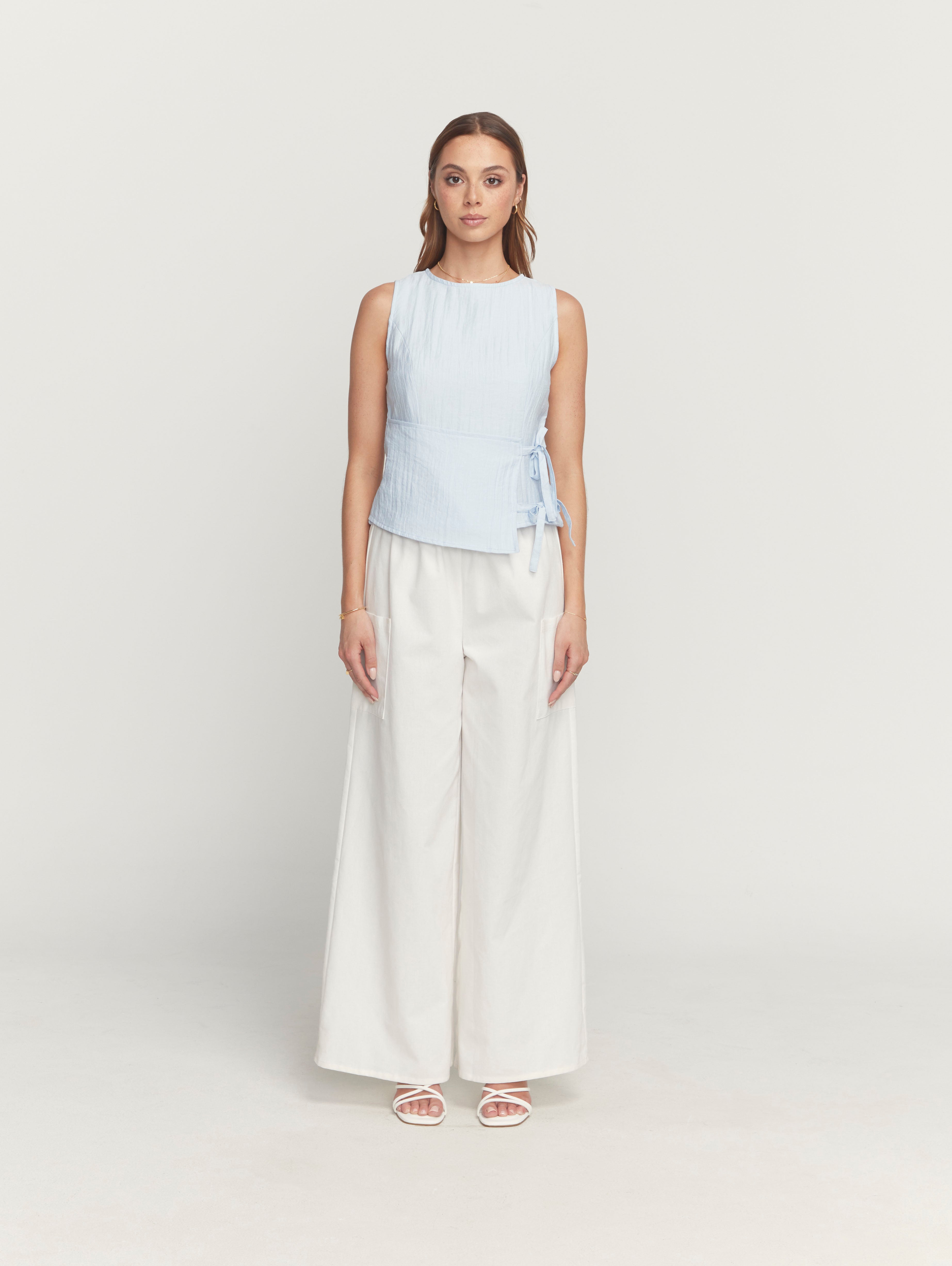 Tahlia Top in Sky Blue