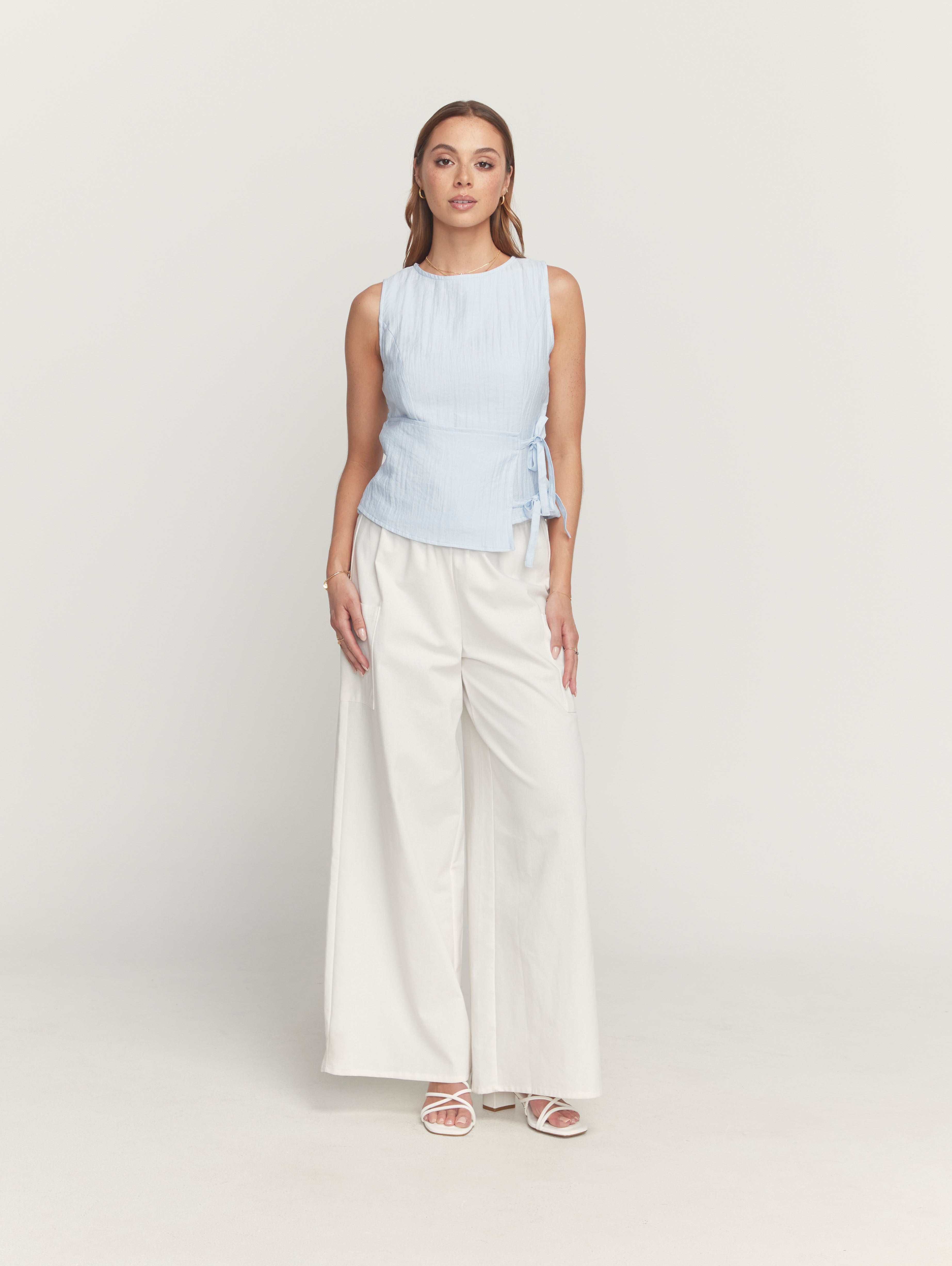 Tahlia Top in Sky Blue