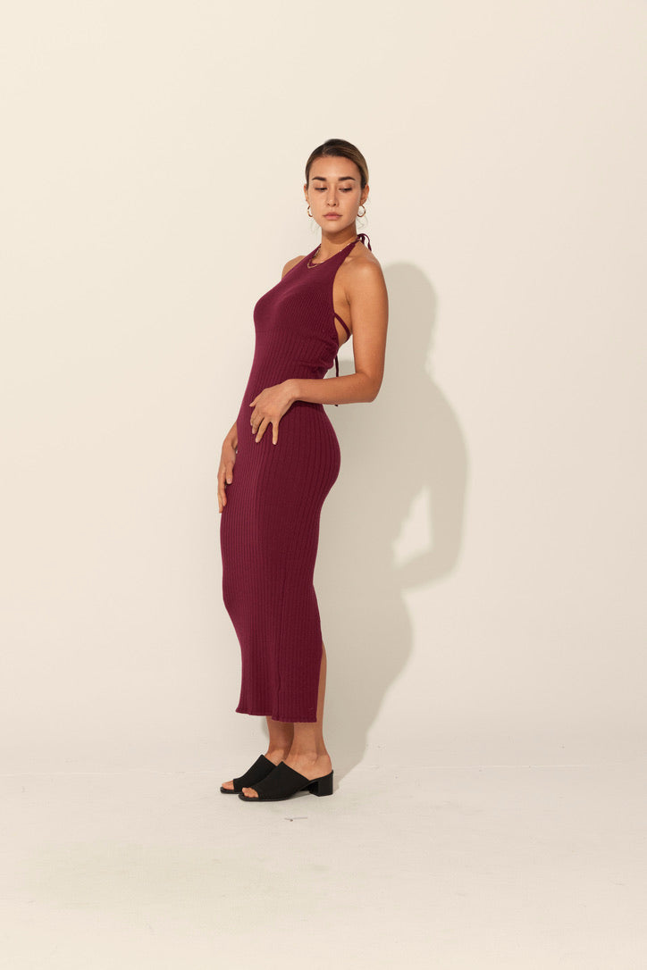 Jenny Dress Burgundy