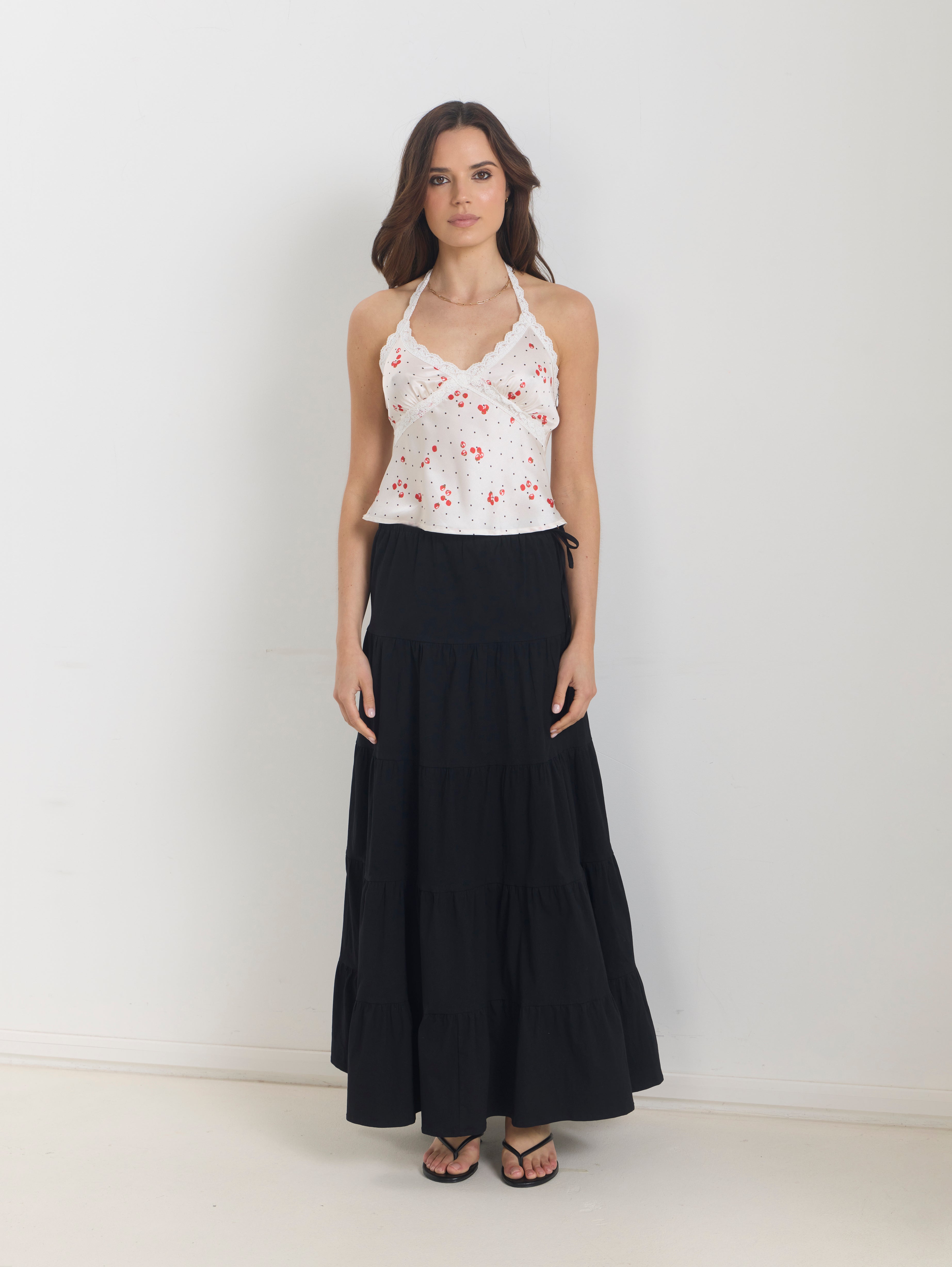 Layla Top in Polka Dot