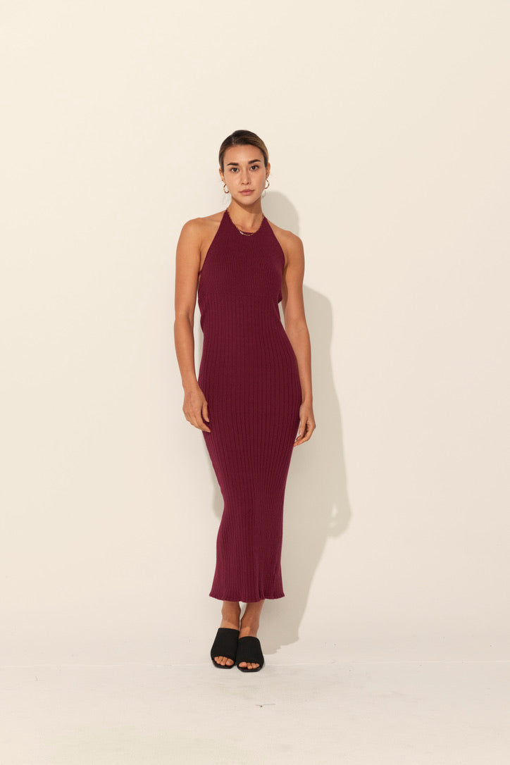 Jenny Dress Burgundy