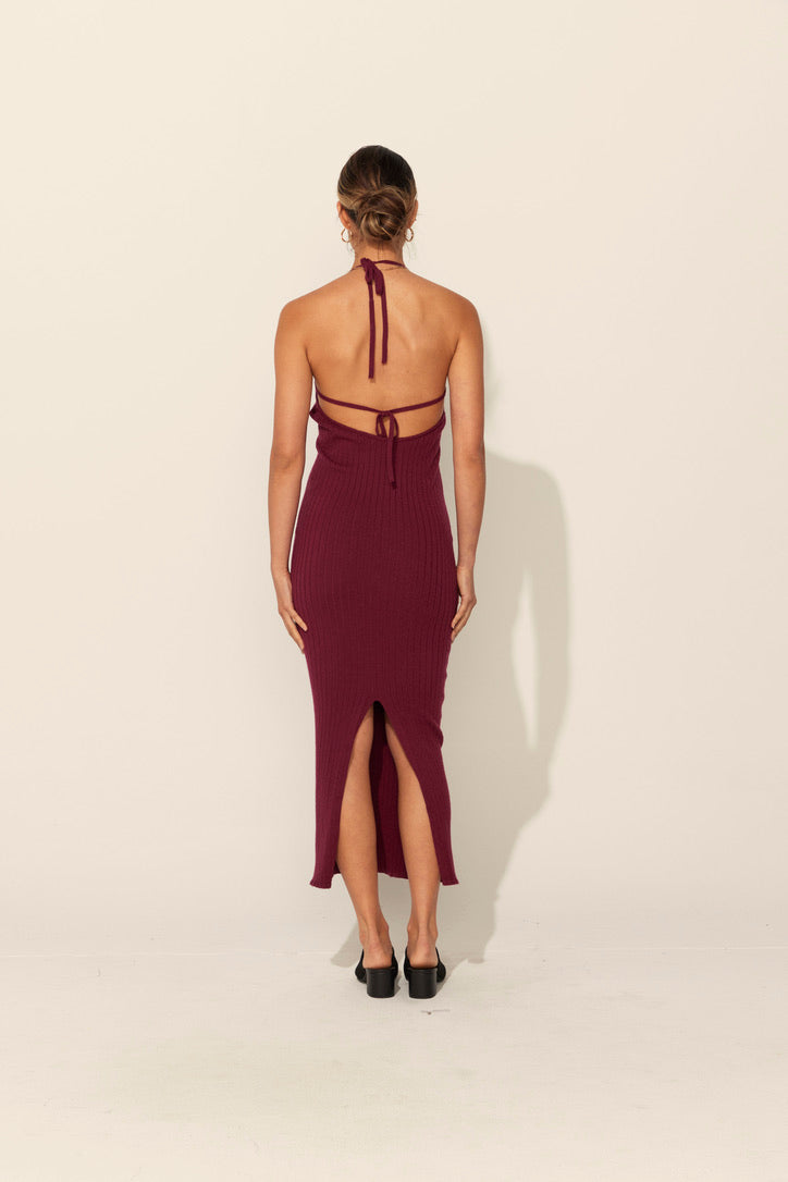 Jenny Dress Burgundy