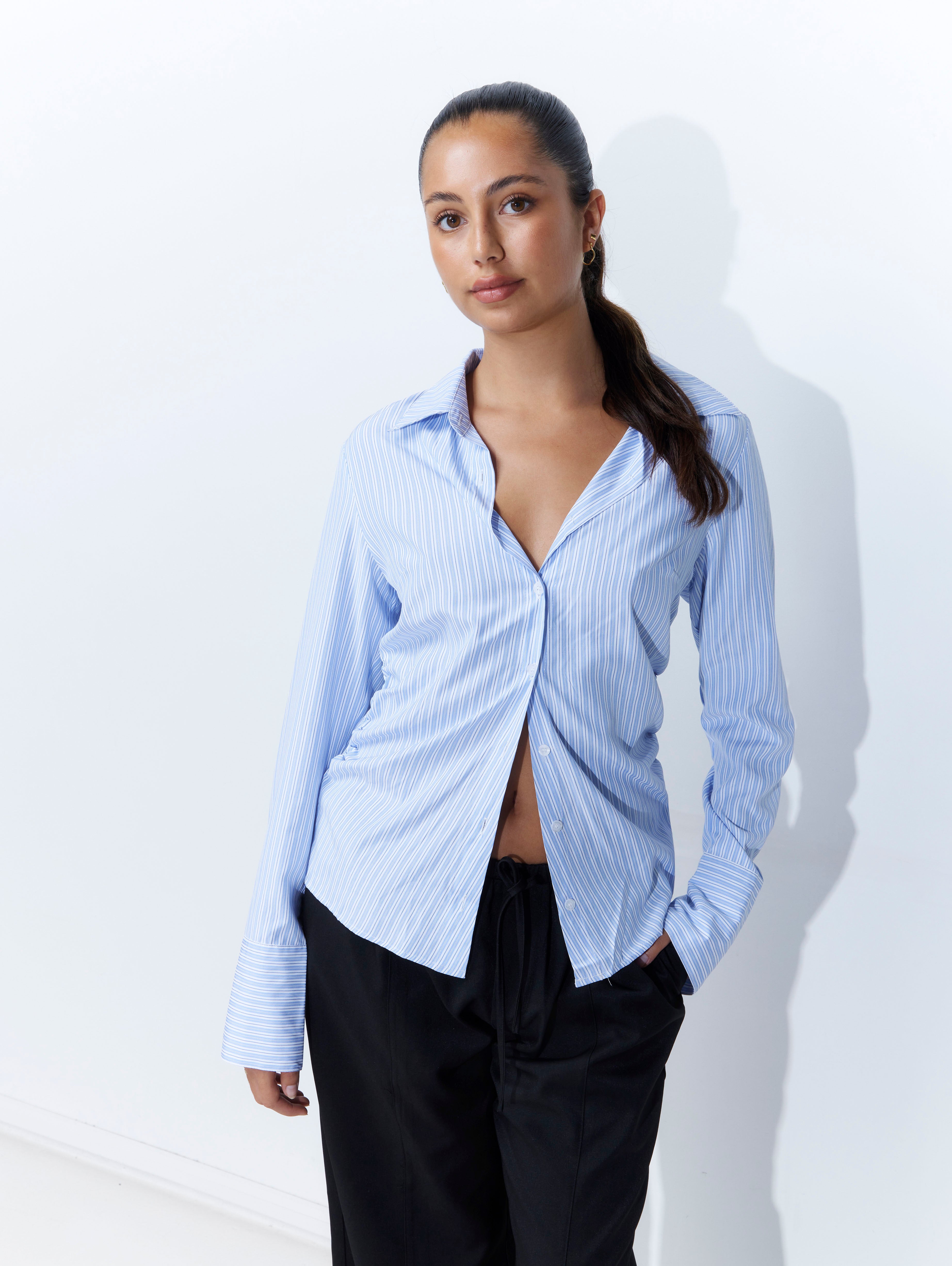 Elise Shirt Blue Stripe