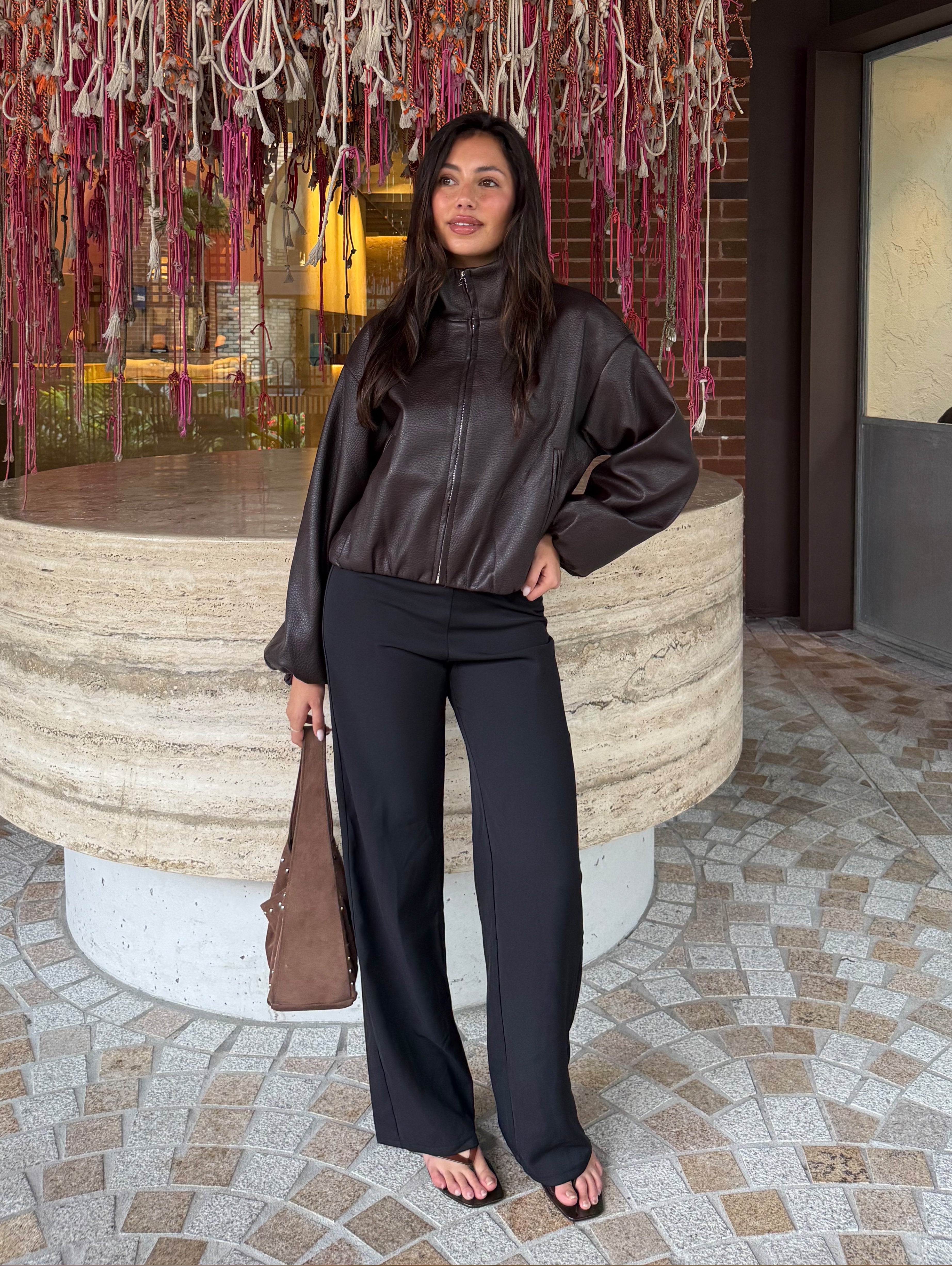 Riley Jacket In Brown