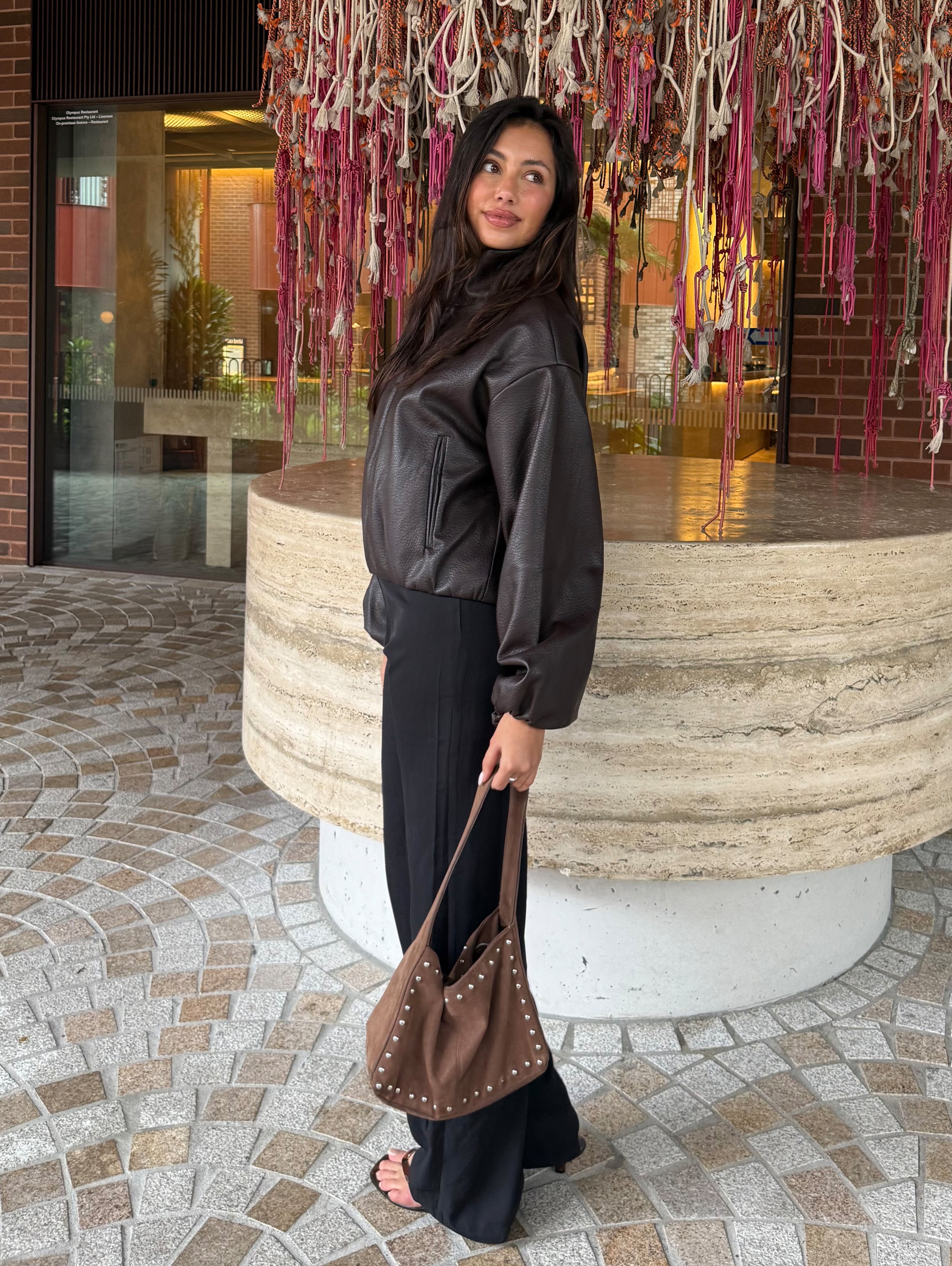 Riley Jacket In Brown