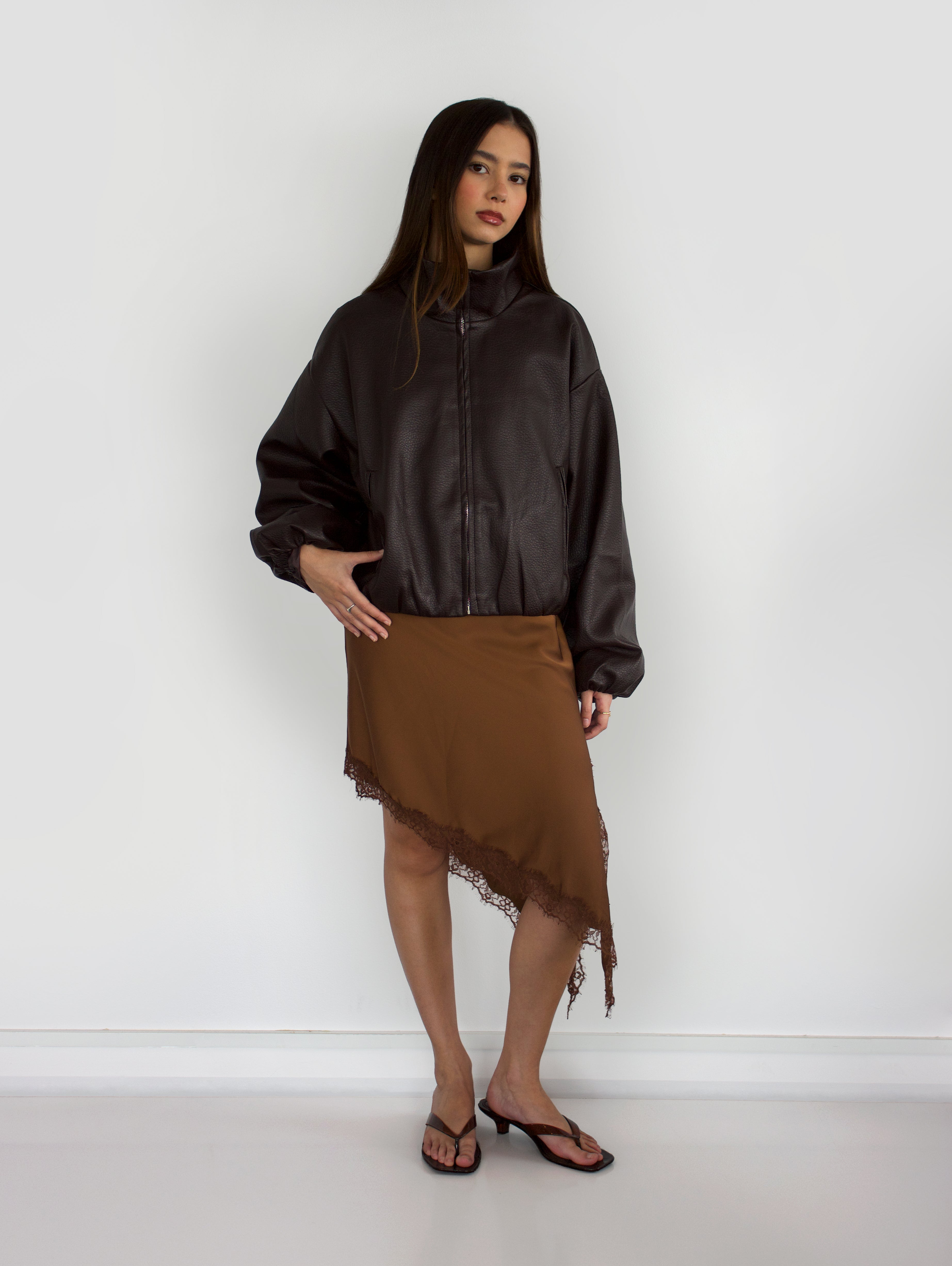 Riley Jacket In Brown
