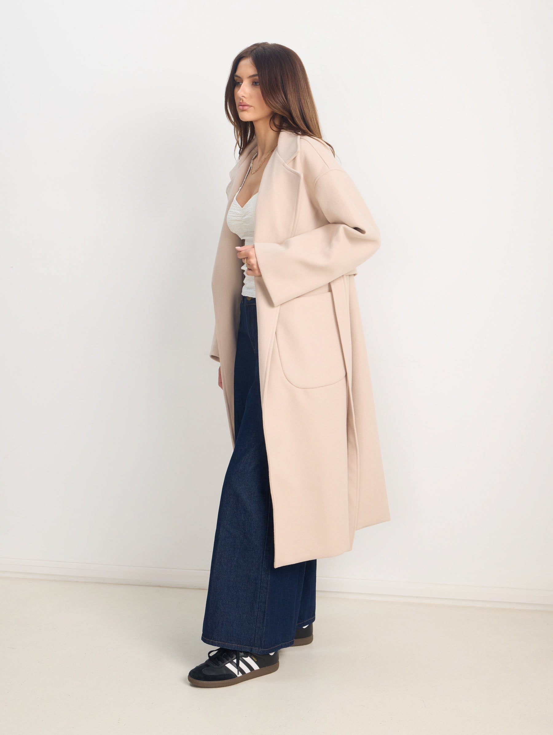 Rosie Coat in Beige