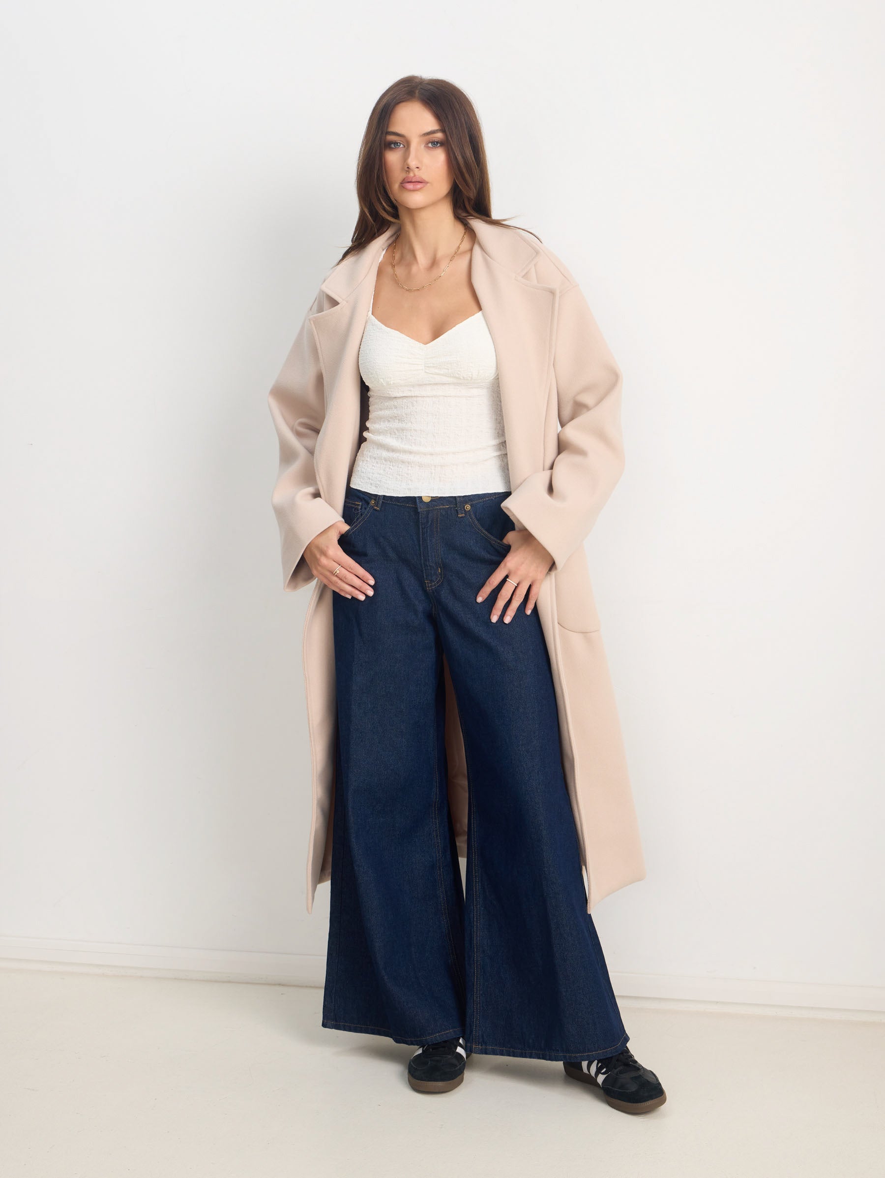 Rosie Coat in Beige